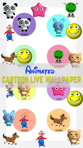 Animated Cartoon Live Wallpaper - Image screenshot of android app