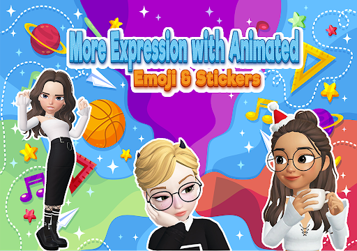 Emoji ۳D avatar maker creator Enjoy - عکس برنامه موبایلی اندروید