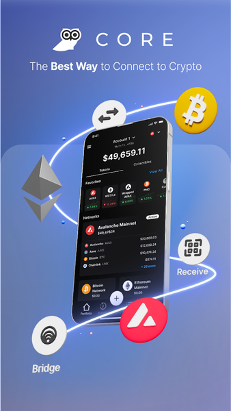 Core | Crypto Wallet & NFTs - Image screenshot of android app