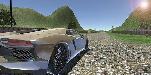 Aventador Drift Simulator: Car - Gameplay image of android game