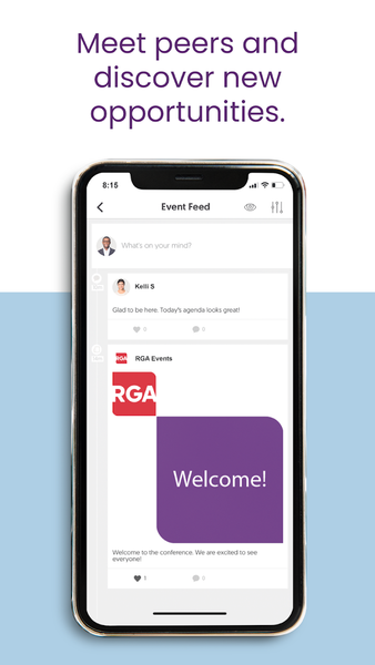 RGA Global Events - Image screenshot of android app