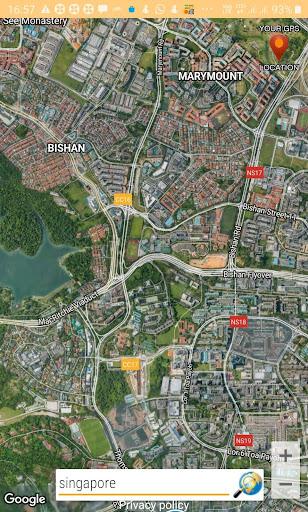 GPS Location Satellite Maps - عکس برنامه موبایلی اندروید