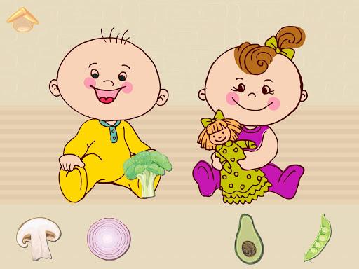 Funny Veggies! Kids games - عکس بازی موبایلی اندروید