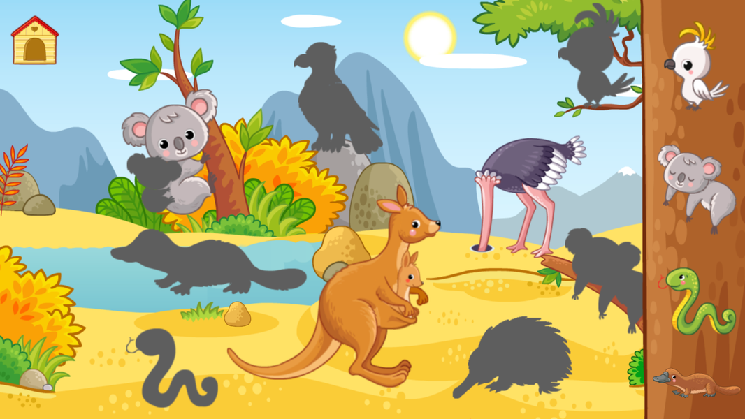 Baby animal games: fun puzzle! - عکس برنامه موبایلی اندروید