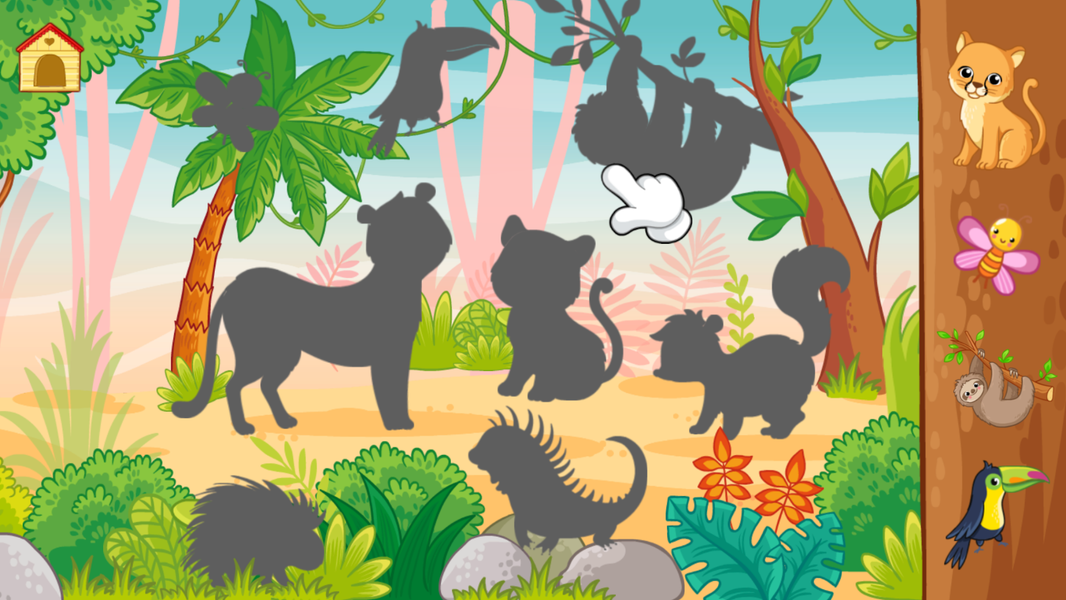 Baby animal games: fun puzzle! - عکس برنامه موبایلی اندروید