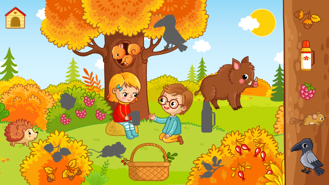 Baby animal games: fun puzzle! - عکس برنامه موبایلی اندروید