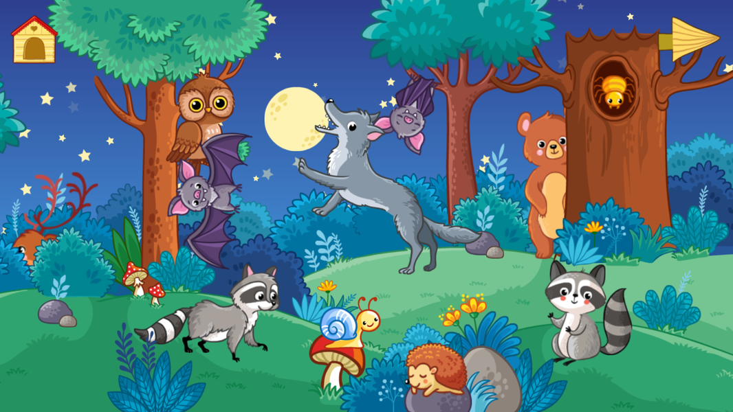 Baby animal games: fun puzzle! - عکس برنامه موبایلی اندروید