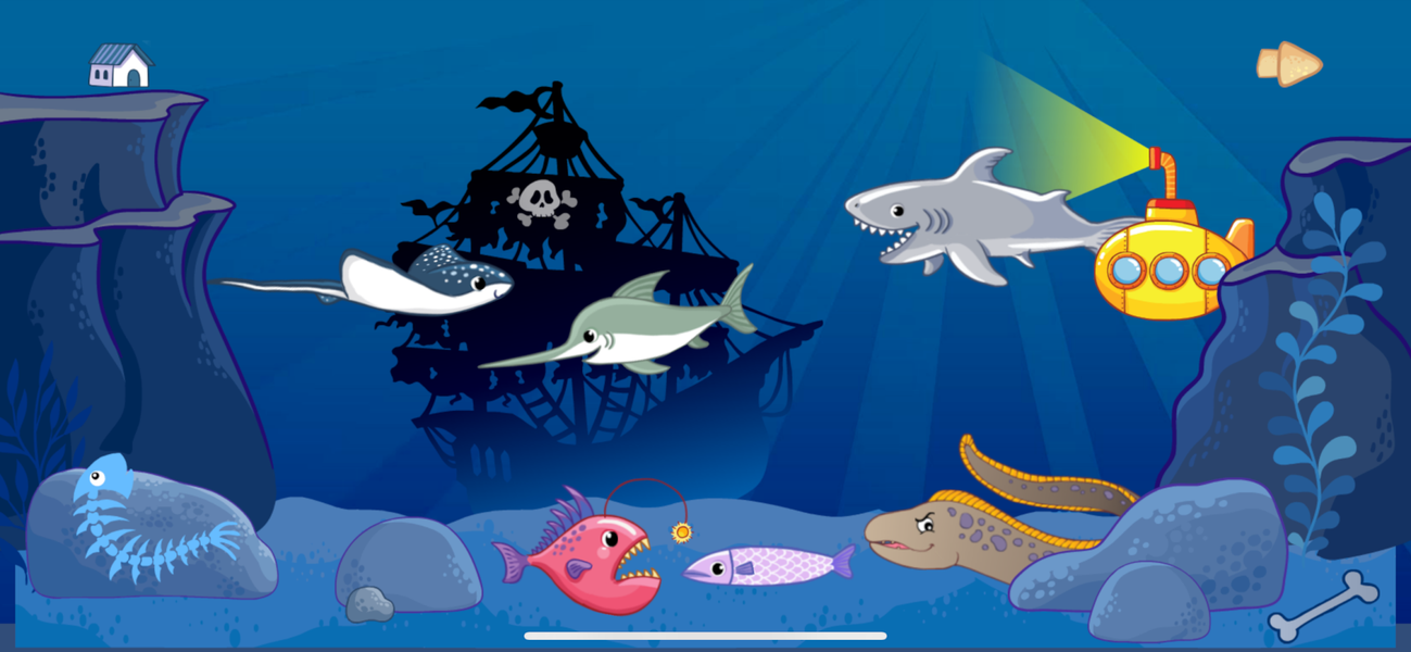 FISH sea animal games for kids - عکس بازی موبایلی اندروید
