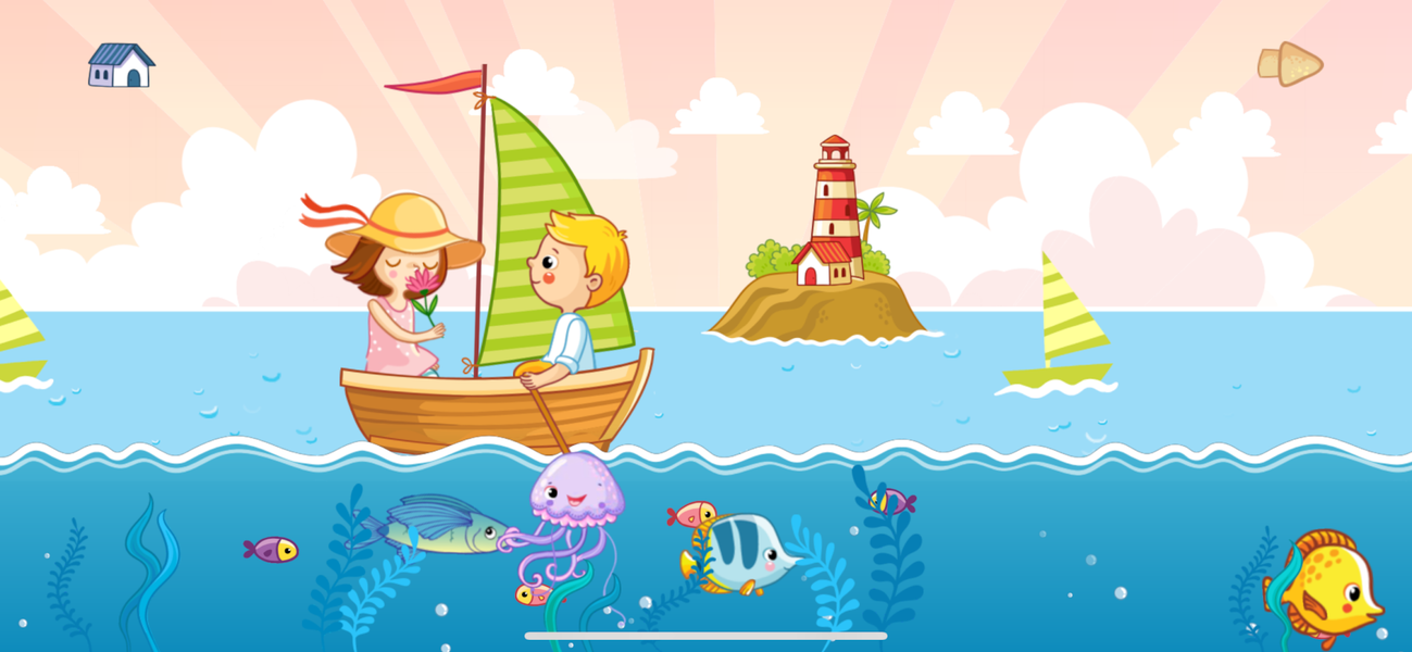 FISH sea animal games for kids - عکس بازی موبایلی اندروید