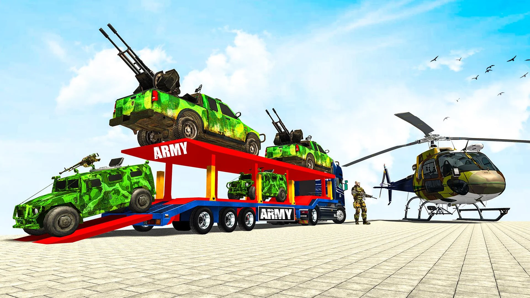 US Army Truck Drive Games - عکس برنامه موبایلی اندروید