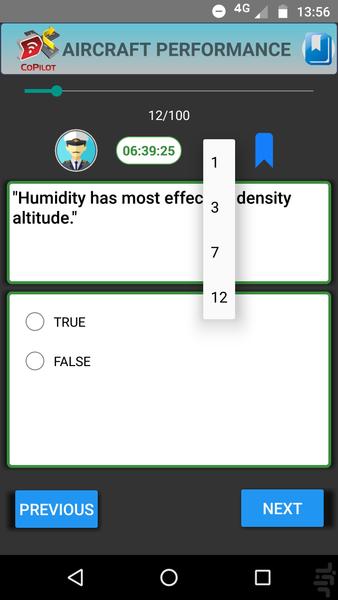 آزمون خلبانی - عکس برنامه موبایلی اندروید