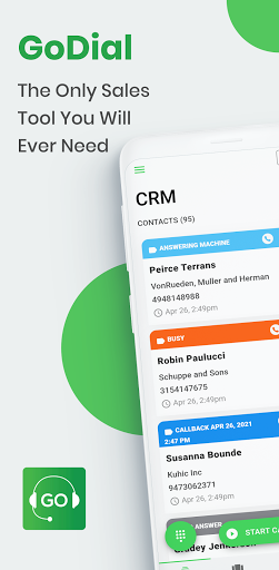 GoDial Mobile Crm Autodialer - عکس برنامه موبایلی اندروید
