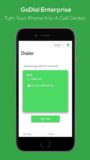 GoDial Enterprise CRM for Team - عکس برنامه موبایلی اندروید