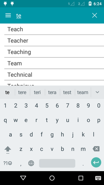 English To Telugu Dictionary - Image screenshot of android app