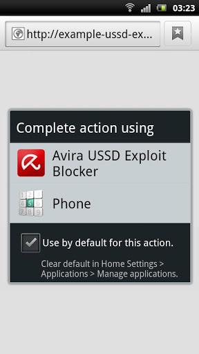 Avira USSD Exploit Blocker - عکس برنامه موبایلی اندروید