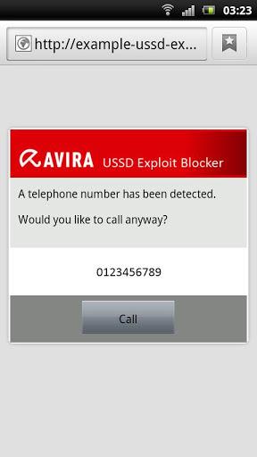 Avira USSD Exploit Blocker - عکس برنامه موبایلی اندروید