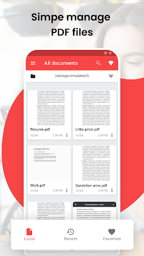PDF Reader: converter files - Image screenshot of android app