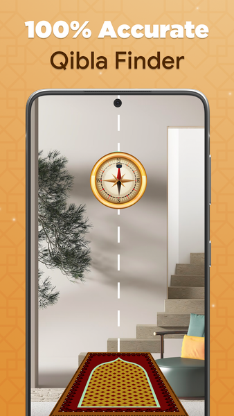 Qibla Direction - Quran & Azan - Image screenshot of android app