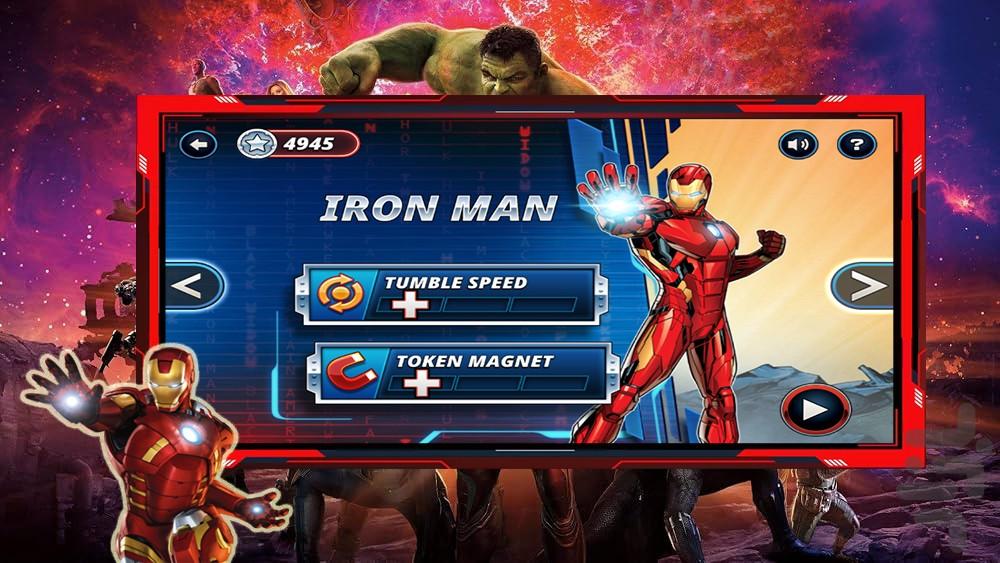 بازی انتقام جویان - Gameplay image of android game