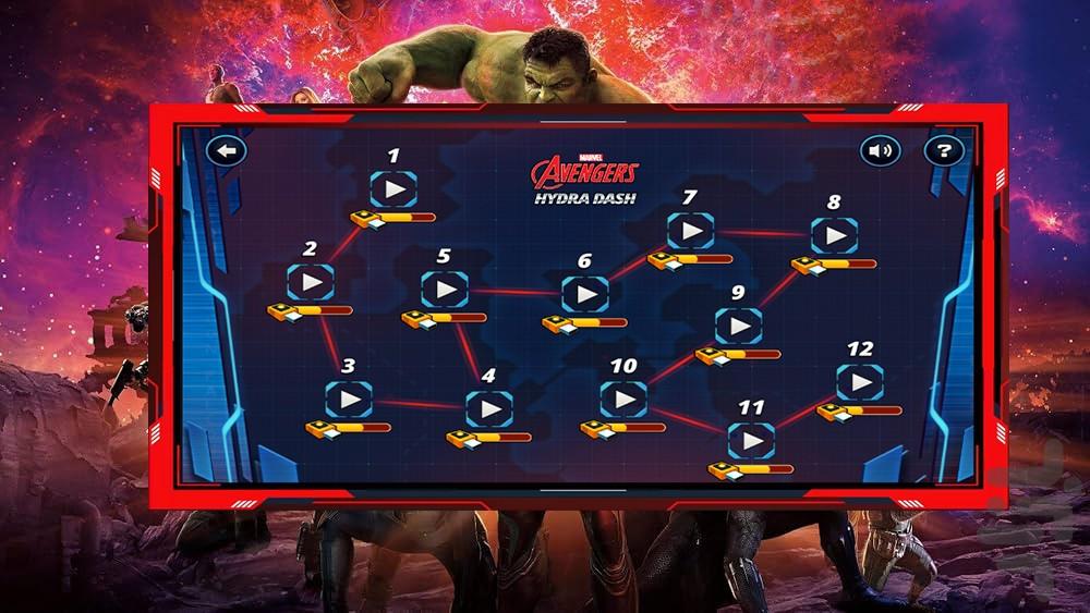 بازی انتقام جویان - Gameplay image of android game