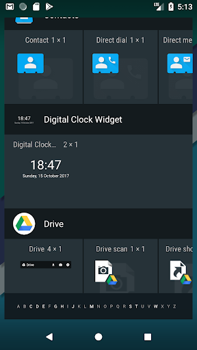 Digital Clock Widget - Image screenshot of android app