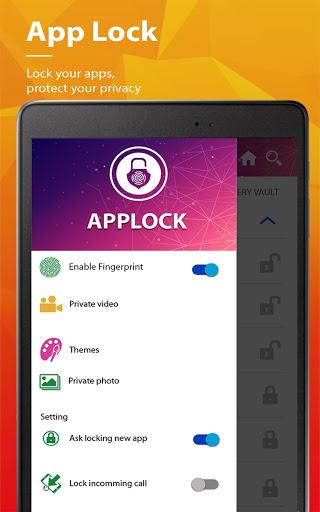 Applock - Fingerprint Password & Gallery Vault - عکس برنامه موبایلی اندروید