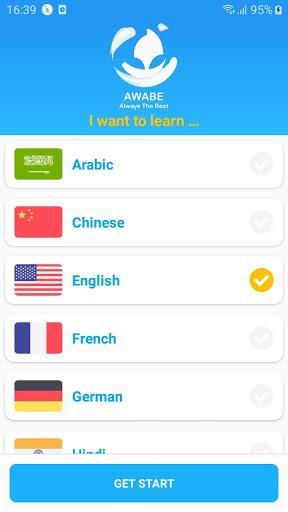 Learn Languages - Awabe - عکس برنامه موبایلی اندروید