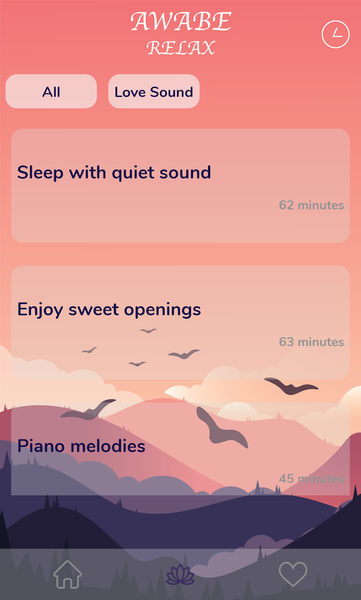 Relaxing sounds - Sleep Sounds - عکس برنامه موبایلی اندروید