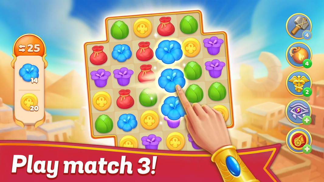 Cradle of Empires: ۳ in a Row - عکس بازی موبایلی اندروید