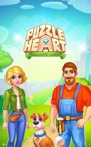 Puzzle Heart Match-3 Adventure - Gameplay image of android game