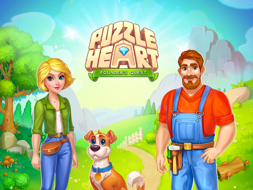 Puzzle Heart Match-۳ in a Row - عکس بازی موبایلی اندروید