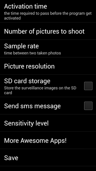 Motion Detector Plus - Image screenshot of android app