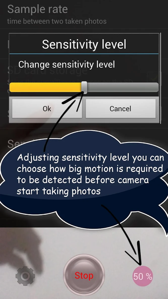 Motion Detector Plus - عکس برنامه موبایلی اندروید