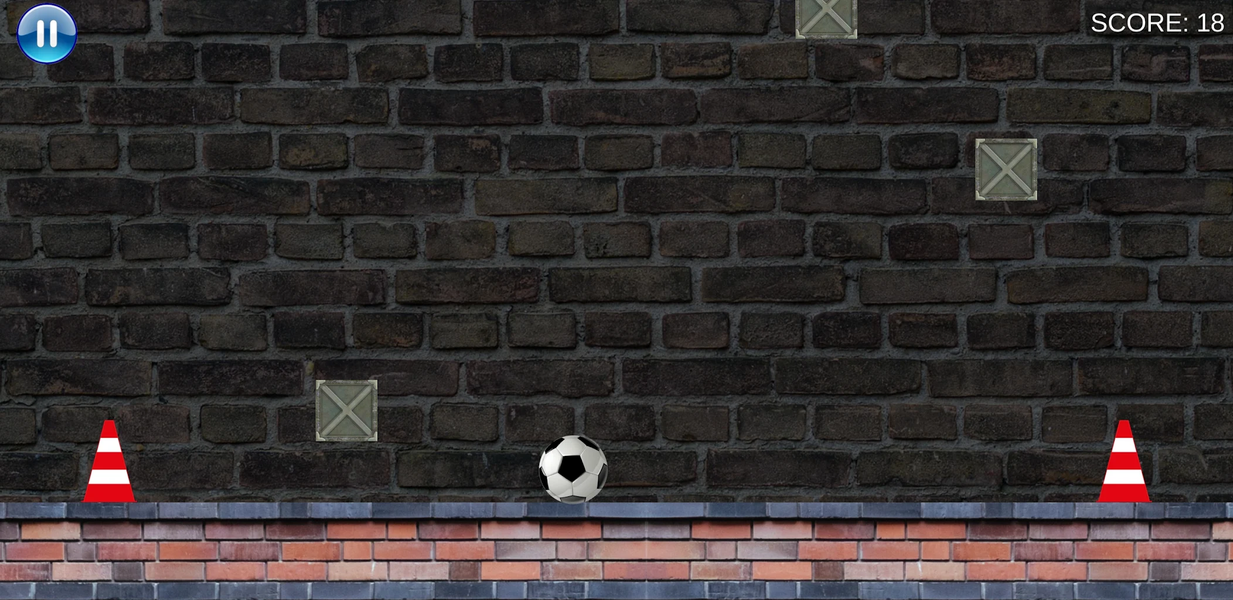 soccer ball roll - Image screenshot of android app