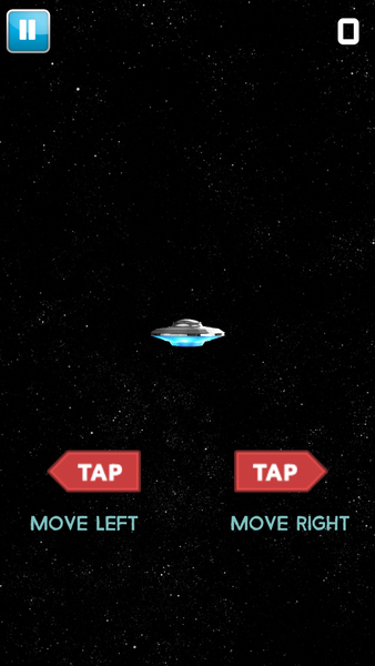 Crazy UFO - universe simulator - Gameplay image of android game