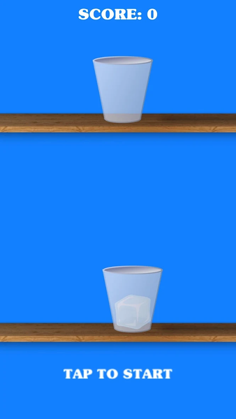 Happy icy jump from cup to cup - Image screenshot of android app