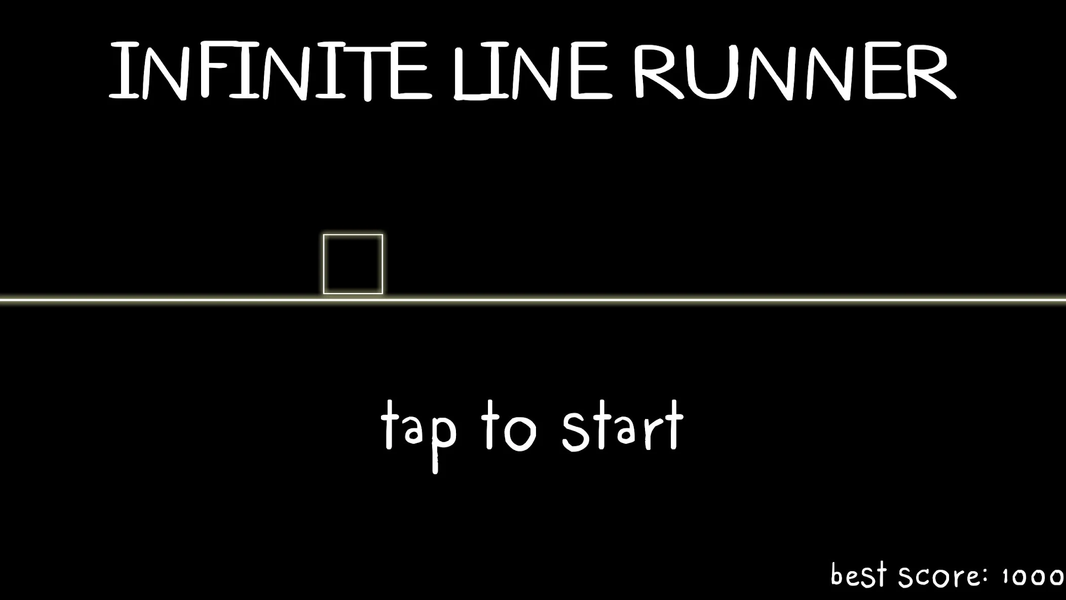 Infinite 2d line runner - avoi - Image screenshot of android app