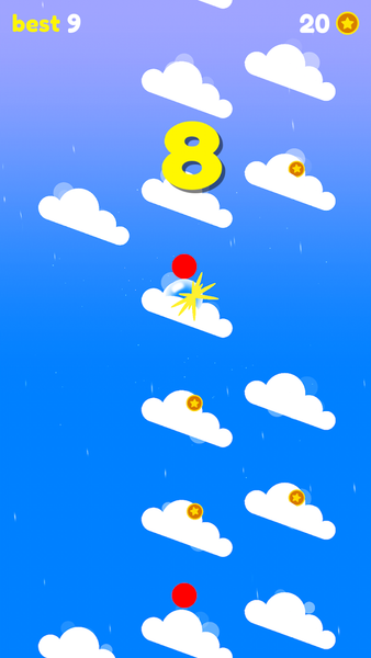 Rain Drop - falling from sky - Gameplay image of android game