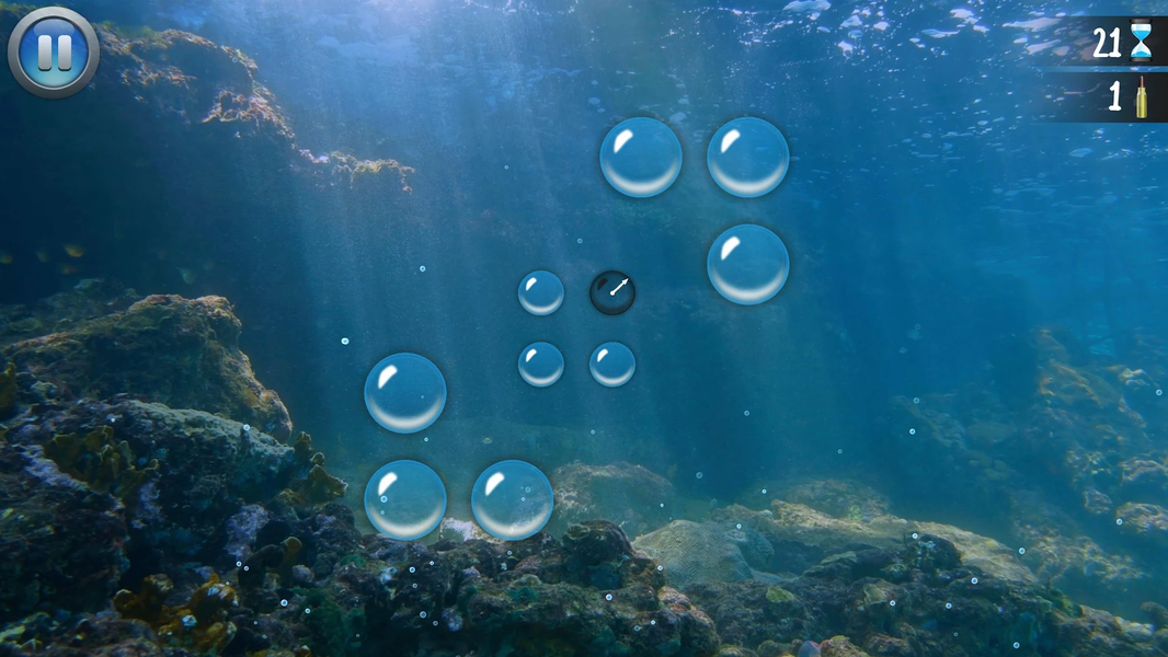 Underwater Bubble Shooter - bu - Gameplay image of android game