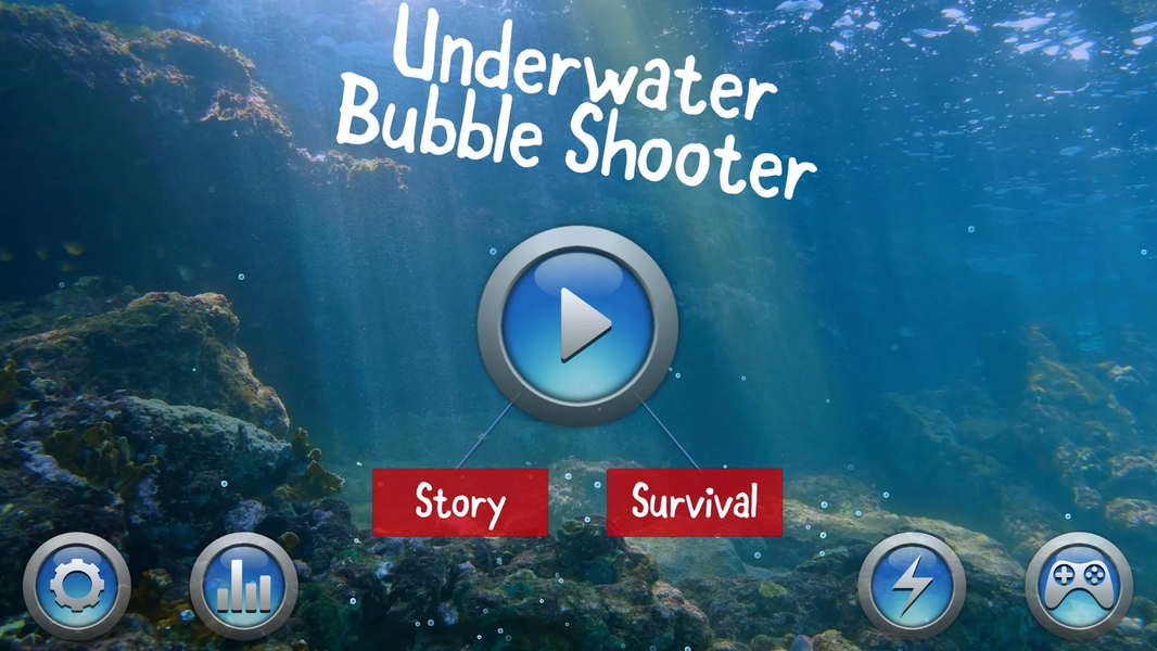 Underwater Bubble Shooter - bu - Gameplay image of android game