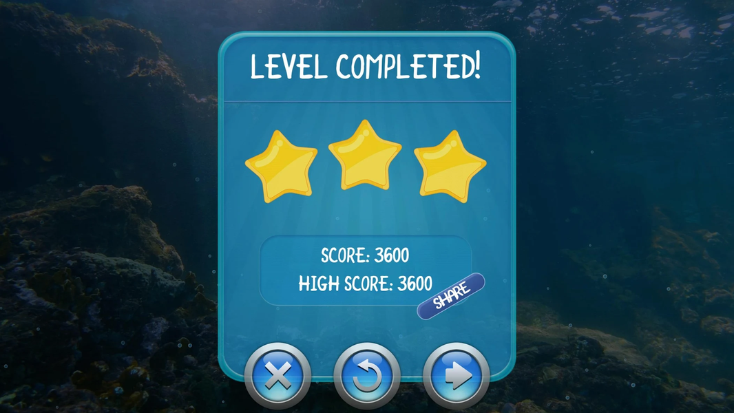 Underwater Bubble Shooter - bu - Gameplay image of android game