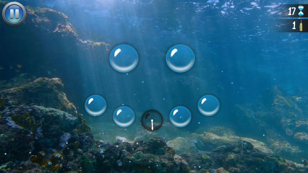 Underwater Bubble Shooter - bu - Gameplay image of android game