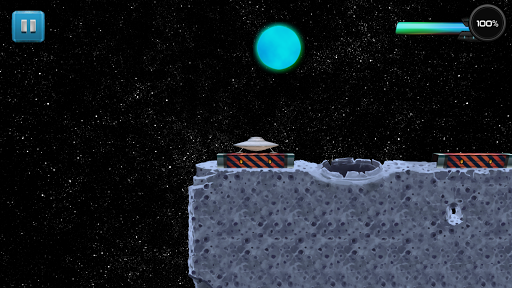 UFO Lander: flying saucer simu - Image screenshot of android app