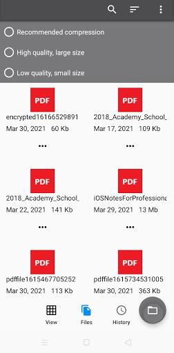 PDF Small - Compress PDF - عکس برنامه موبایلی اندروید