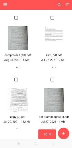 PDF Joiner, Splitter, Delete - عکس برنامه موبایلی اندروید