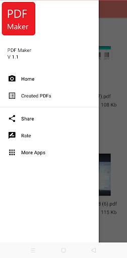 PDF Maker, Convert JPG To PDF - Image screenshot of android app