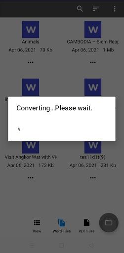 Word To PDF Converter - Image screenshot of android app