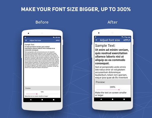 Big Font - Change Font Size - عکس برنامه موبایلی اندروید