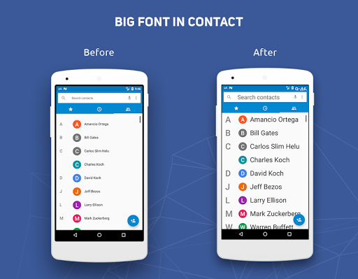 Big Font - Change Font Size - عکس برنامه موبایلی اندروید