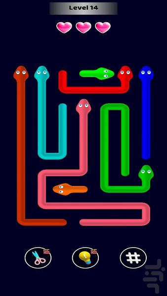 فرار از مار پیکانی - عکس بازی موبایلی اندروید